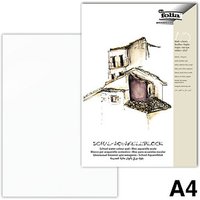 10 folia Aquarellblock SCHULE 3-Seiten verleimt DIN A4 von folia