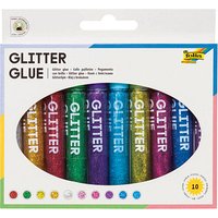 10 folia Glitter Glue Klebestifte 10 x 9,5 ml 10 folia Glitter Glue Klebestifte 10 x 9,5 ml von folia