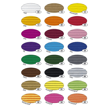 10 x Folia Bastelwellpappe - 50 x 70 cm weiß. von folia