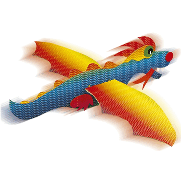 10 x Folia Bastelwellpappe E-Welle - 50 x 70 cm Regenbogenfarben von folia