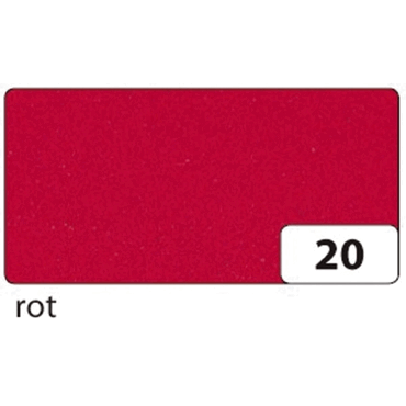 10 x Folia Moosgummi - 20 x 29 cm hochrot. von folia