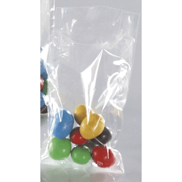 100 x Folia Cellglasbeutel - 6 x 10 cm mit Klappe unverpackt. von folia