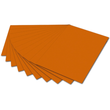 100 x Folia Tonpapier - A4 hellorange von folia