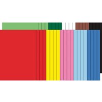 Tonkarton "Farbig sortiert", 125 Bogen, DIN A2 von Multi