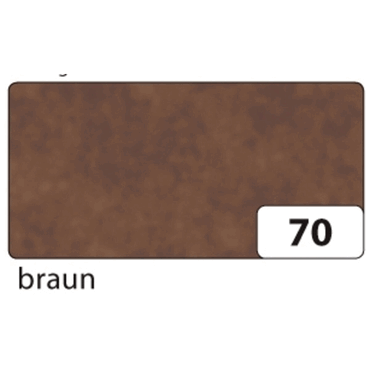 20 x Folia Transparentpapier - braun 70 cm x 100 cm 42 g/qm. von folia