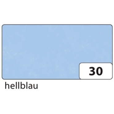 20 x Folia Transparentpapier - hellblau 70 cm x 100 cm 42 g/qm von folia