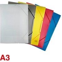 5 folia Sammelmappen DIN A3 farbsortiert von folia