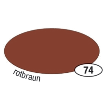 50 x Folia Fotokarton - A4 rotbraun. von folia