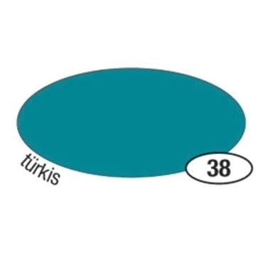 50 x Folia Fotokarton - A4 türkis. von folia