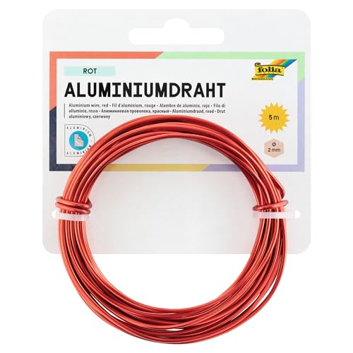 Basteldraht Alu rot Basteldraht Alu rot von folia