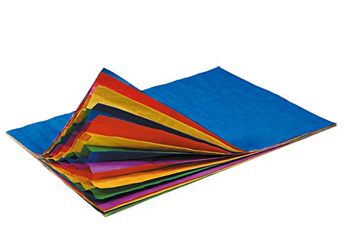 Bringmann Pastellfarbene Papierbögen mit Wabenstruktur Zum Basteln und Gestalten - Bastelsets für Kinder und Erwachsene (5 Stück) von folia