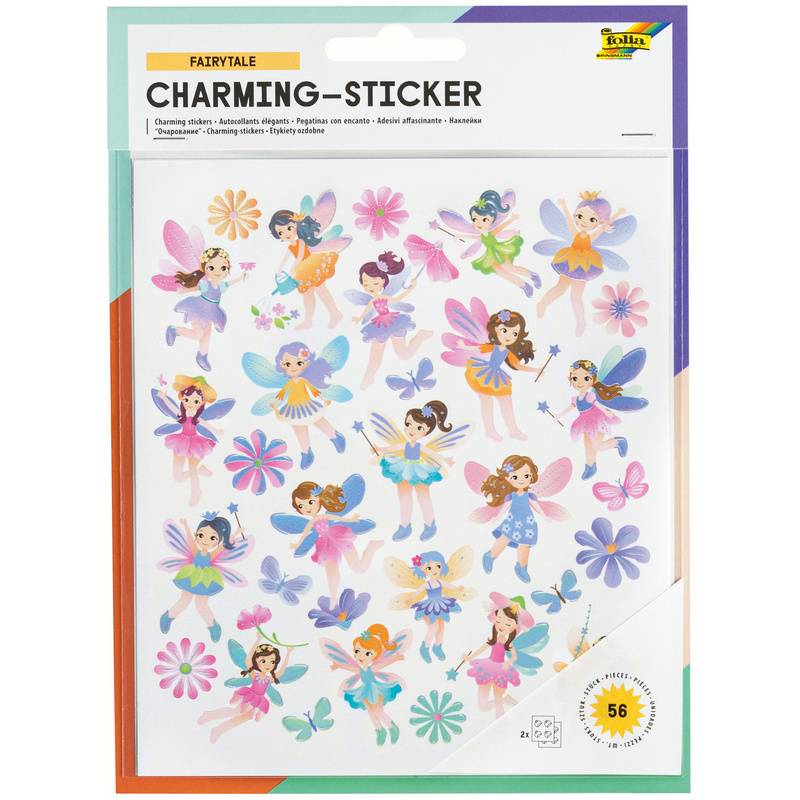 Charming-Sticker Kids V Mit 2 Bögen In Bunt von folia