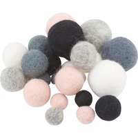 Filzkugeln, 25 Stück - Pure Trend Filzkugeln, 25 Stück - Pure Trend von folia