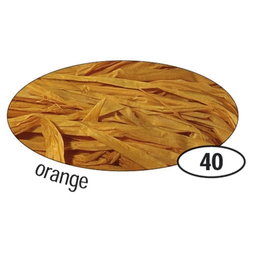 Folia Naturbast Raffia - matt orange 50 g. von folia