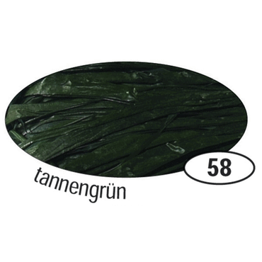 Folia Naturbast Raffia - matt tannengrün 50 g. von folia