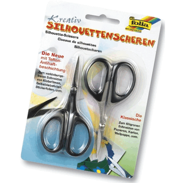 Folia Silhouettenscheren - 10,5 cm 2 Stück. von folia