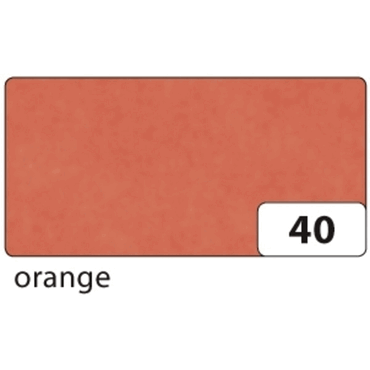Folia Transparentpapier - 42g 70 x 100 cm gefalzt 25 Bogen orange von folia