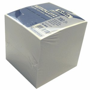Folia Zettelklotz 9x9x9cm weiß 700 Blatt Folia Zettelklotz 9x9x9cm weiß 700 Blatt von folia