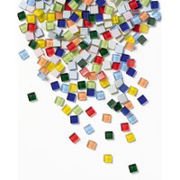 Glas-Mosaiksteine Mix, farbig sortiert - Basic von folia
