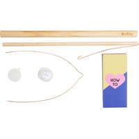 Holz-Laternenstab inkl. Drahtbügel + 1 LED Licht Holz-Laternenstab inkl. Drahtbügel + 1 LED Licht von folia