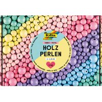 Holzperlen Jumbo Pack "Pastell" von folia