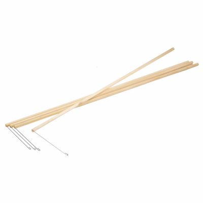 Laternenstab Holz mit Drahtbügel 60cm 50 Stück Laternenstab Holz mit Drahtbügel 60cm 50 Stück von folia