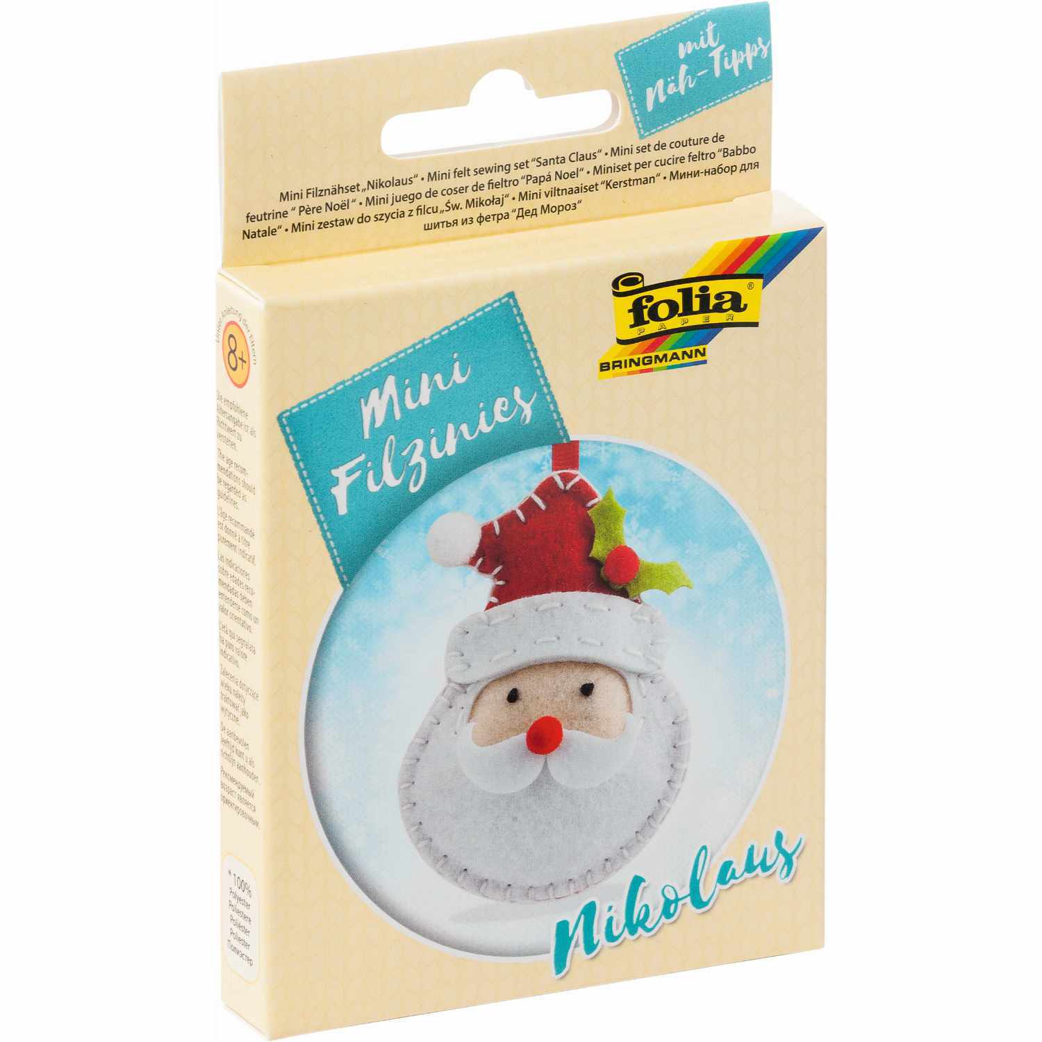 Mini-Filzinies Filznähset Nikolaus Mini-Filzinies Filznähset Nikolaus von folia