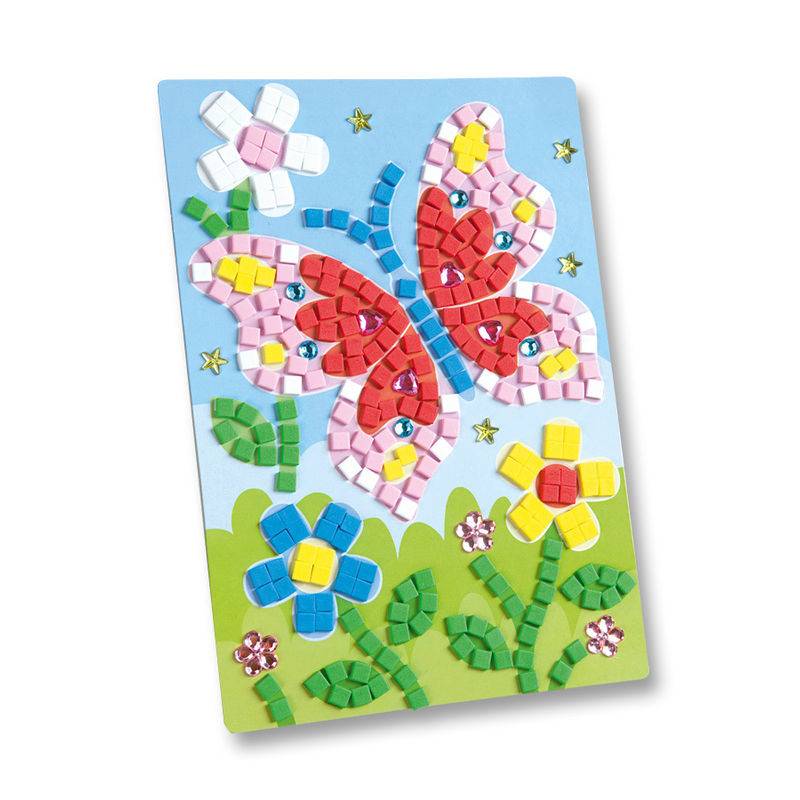 Moosgummi-Mosaik Schmetterling 405-Teilig In Bunt von folia