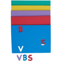 Moosgummi Stanzteile - Buchstaben von folia