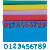 Moosgummi Stanzteile - Zahlen Moosgummi Stanzteile - Zahlen von folia