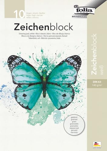 NEU Zeichenblock gekörnt DIN A3, 10 Blatt, 140g/m? NEU Zeichenblock gekörnt DIN A3, 10 Blatt, 140g/m? von folia