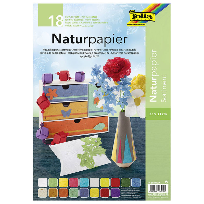 Naturpapier Eco 18-Teilig In Bunt von folia