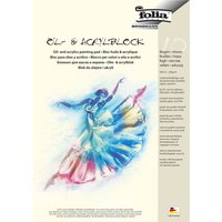 Öl-Acrylmalblock - DIN A3 von Weiß