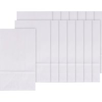Papiertüten, Blockboden, weiß - 17,5 x 10 x 5,5 cm von Weiß