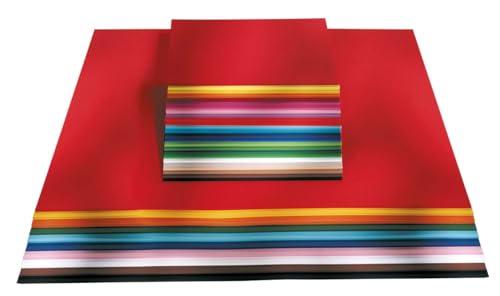 Tonpapier - 50 x 70 cm, 10 Farben sortiert Tonpapier - 50 x 70 cm, 10 Farben sortiert von folia