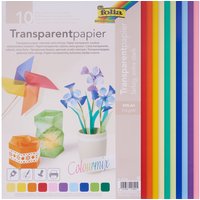 Transparentpapier, 10 Blatt - Bunt Transparentpapier, 10 Blatt - Bunt von folia