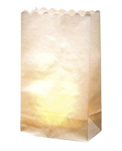 folia 11924 - Lichtertüten aus schwer entflammbarem Papier, 10 Stück, 5x blanko, 5x mit Motivdruck Weihnachtsbaum, ca. 19 x 11,5 x 7 cm, stimmungsvolle Tischdekoration im Advent und zu Weihnachten folia 11924 - Lichtertüten aus schwer entflammbarem Papier, 10 Stück, 5x blanko, 5x mit Motivdruck Weihnachtsbaum, ca. 19 x 11,5 x 7 cm, stimmungsvolle Tischdekoration im Advent und zu Weihnachten von folia