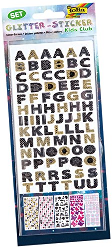folia 1451 - Glitter Sticker Kids Club - hochwertige Sticker mit mehrfarbigen Glittermotiven folia 1451 - Glitter Sticker Kids Club - hochwertige Sticker mit mehrfarbigen Glittermotiven von folia