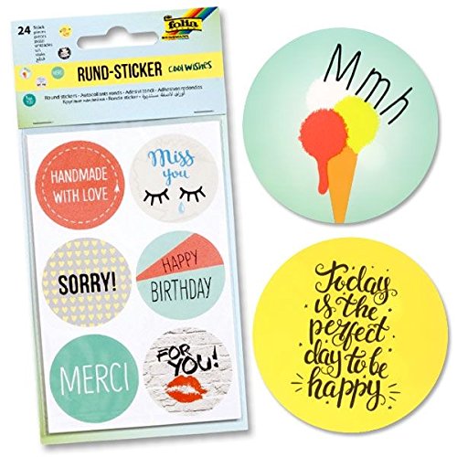 folia 1521 Rundsticker"Cool Wishes" folia 1521 Rundsticker"Cool Wishes" von folia