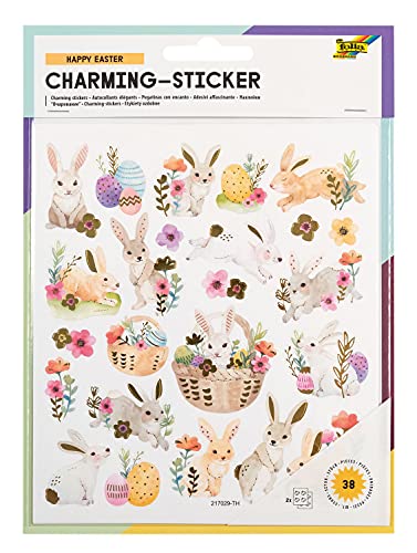 folia 18213 - Charming Sticker, Spring II, 38 Sticker, in verschiedenen Motiven, einfach von der Folie abzuziehen folia 18213 - Charming Sticker, Spring II, 38 Sticker, in verschiedenen Motiven, einfach von der Folie abzuziehen von folia
