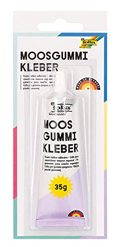 folia 23021 - Moosgummi Kleber, Tube mit 35 g, zur Verklebung von Moosgummi und Styropor folia 23021 - Moosgummi Kleber, Tube mit 35 g, zur Verklebung von Moosgummi und Styropor von folia