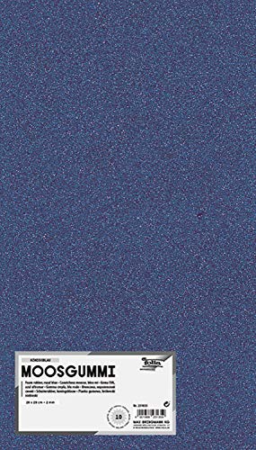 folia 231035 - Moosgummi, 2 mm, ca. 20 x 29 cm, 10 Bögen, königsblau - ideal für vielseitige Bastelarbeiten folia 231035 - Moosgummi, 2 mm, ca. 20 x 29 cm, 10 Bögen, königsblau - ideal für vielseitige Bastelarbeiten von folia