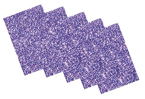 folia 231928 - Glitter-Moosgummi II einseitig selbstklebend, 5 Blatt in flieder, je 20 x 29 cm groß, ca. 2 mm stark, zum Verzieren, Basteln und Erstellen von Stickern folia 231928 - Glitter-Moosgummi II einseitig selbstklebend, 5 Blatt in flieder, je 20 x 29 cm groß, ca. 2 mm stark, zum Verzieren, Basteln und Erstellen von Stickern von folia