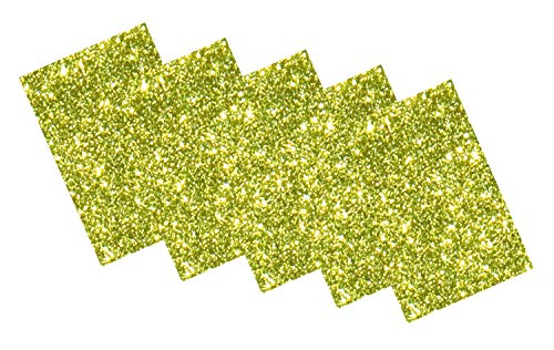 folia 231951 - Glitter-Moosgummi II einseitig selbstklebend, 5 Blatt in hellgrün, je 20 x 29 cm groß, ca. 2 mm stark, zum Verzieren, Basteln und Erstellen von Stickern folia 231951 - Glitter-Moosgummi II einseitig selbstklebend, 5 Blatt in hellgrün, je 20 x 29 cm groß, ca. 2 mm stark, zum Verzieren, Basteln und Erstellen von Stickern von folia