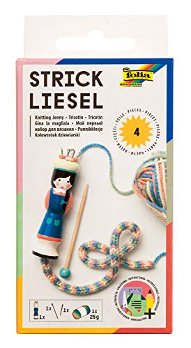 folia 24919 - Strickliesel inklusive Wolle, Holzstricknadel und Sticknadel folia 24919 - Strickliesel inklusive Wolle, Holzstricknadel und Sticknadel von folia