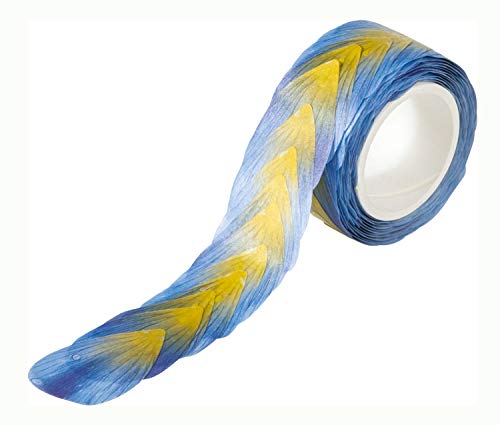 folia 26502 - Washi Sticker, Blüten blau, vorgestanzte Formen aus Reispapier, 200 Stück auf Rolle - ideal zum Verzieren und Dekorieren folia 26502 - Washi Sticker, Blüten blau, vorgestanzte Formen aus Reispapier, 200 Stück auf Rolle - ideal zum Verzieren und Dekorieren von folia