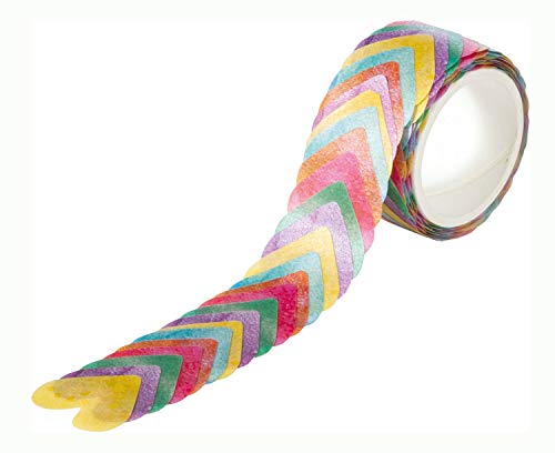 folia 26503 - Washi Sticker, Herzen bunt, vorgestanzte Formen aus Reispapier, 200 Stück auf Rolle - ideal zum Verzieren und Dekorieren folia 26503 - Washi Sticker, Herzen bunt, vorgestanzte Formen aus Reispapier, 200 Stück auf Rolle - ideal zum Verzieren und Dekorieren von folia