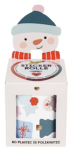 folia 27105 - Stickerrolle WINTER, Sticker Set mit 464 Aufklebern, 4 m lang mit verschiedenen selbstklebenden Motiven folia 27105 - Stickerrolle WINTER, Sticker Set mit 464 Aufklebern, 4 m lang mit verschiedenen selbstklebenden Motiven von folia