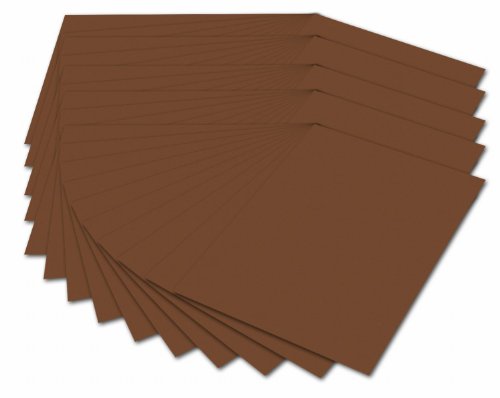 folia 614/50 85 - Fotokarton DIN A4, 300 g/qm, 50 Blatt, schokobraun - zum Basteln und kreativen Gestalten von Karten, Fensterbildern und für Scrapbooking folia 614/50 85 - Fotokarton DIN A4, 300 g/qm, 50 Blatt, schokobraun - zum Basteln und kreativen Gestalten von Karten, Fensterbildern und für Scrapbooking von folia