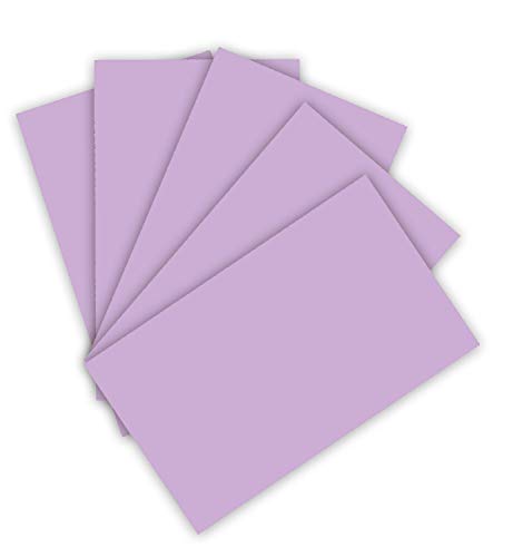 folia 6331 - Tonpapier 130 g/m², Tonzeichenpapier in lila, DIN A3, 50 Bogen, als Grundlage für zahlreiche Bastelarbeiten von folia
